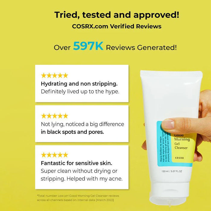[COSRX] Low pH Good Morning Gel Cleanser