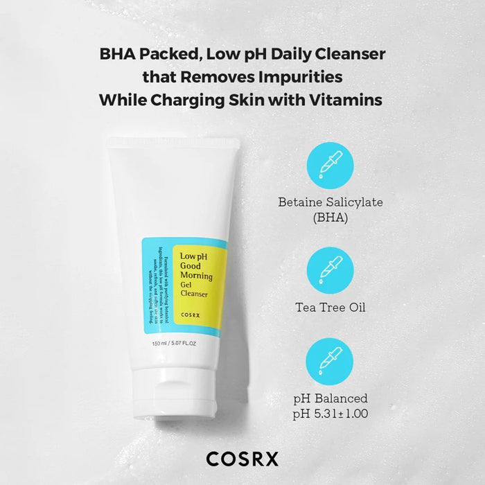 [COSRX] Low pH Good Morning Gel Cleanser