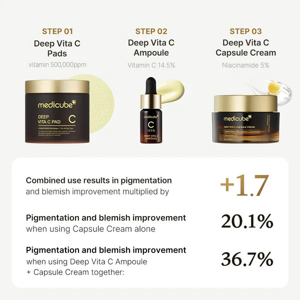 [MEDICUBE] Deep Vita C Capsule Cream