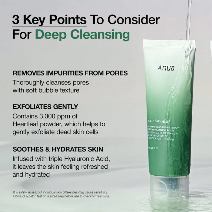 [ANUA] Heartleaf Quercetinol Pore Deep Cleansing Foam