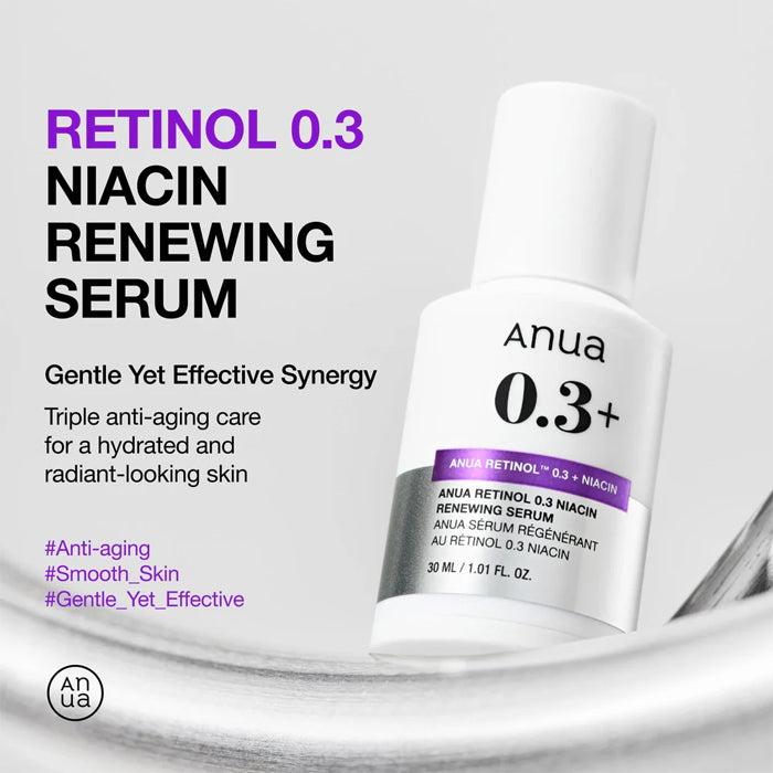 [ANUA] Nano Retinol 0.3% + Niacin Renewing Serum