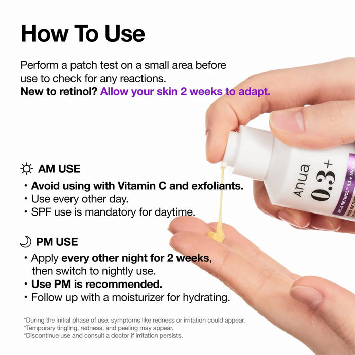[ANUA] Nano Retinol 0.3% + Niacin Renewing Serum