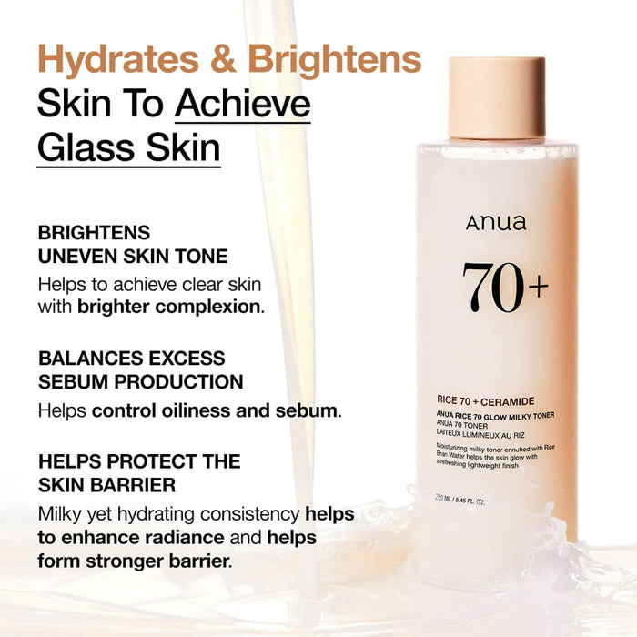 [ANUA] Rice 70 Glow Milky Toner