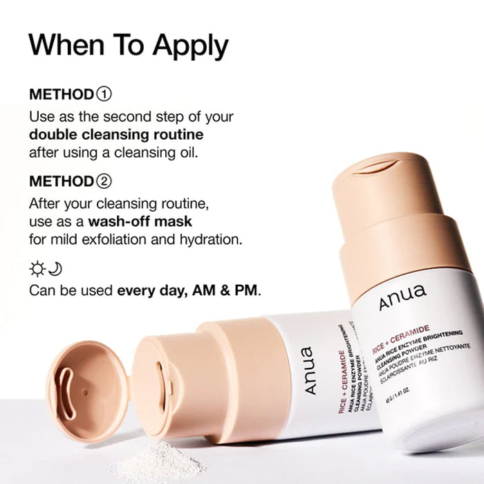 [ANUA] Rice Enzyme Brightening Cleansing Powder